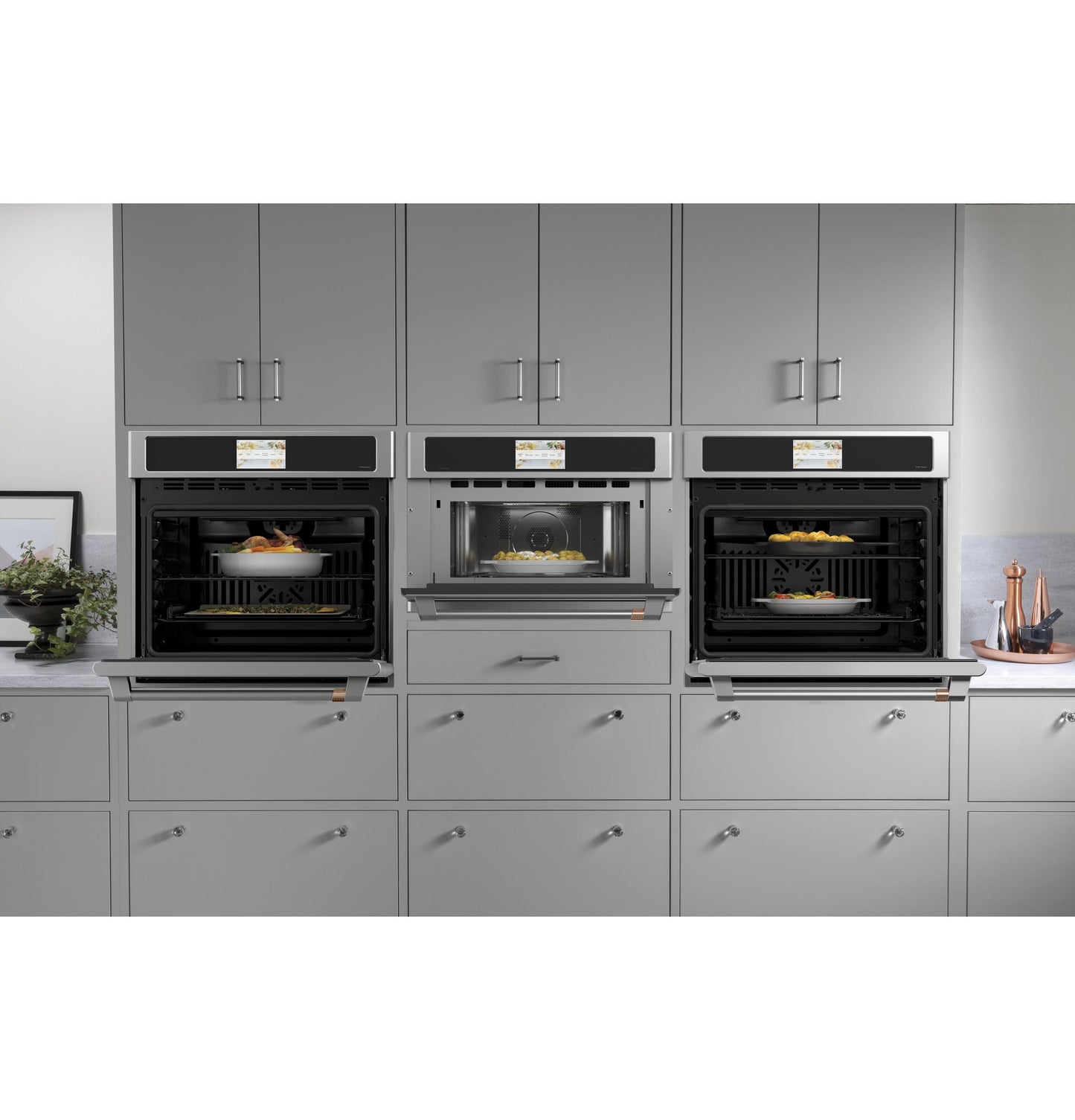 Cafe CSB912P2VS1 Café&#8482; 27" Smart Five In One Oven With 120V Advantium® Technology