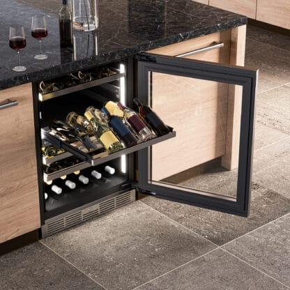 Silhouette SPRWC052D3SSP Silhouette Pro Gen 3 - 24" Built-In Wine Cellar Panel-Ready