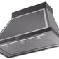 Ilve UANB40BKC Nostalgie 40 Inch Glossy Black Wall Mount Range Hood