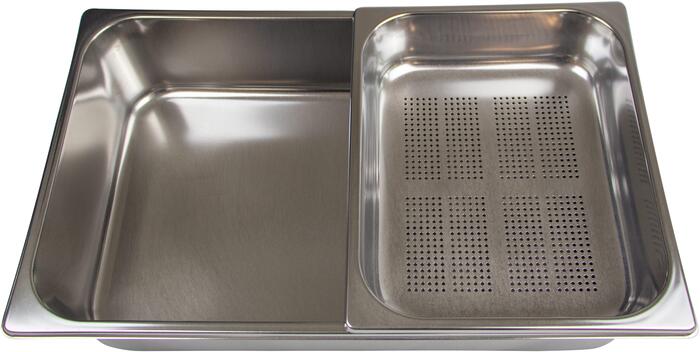 Ilve G00202 Stainless Steel Steam Cooker Basins