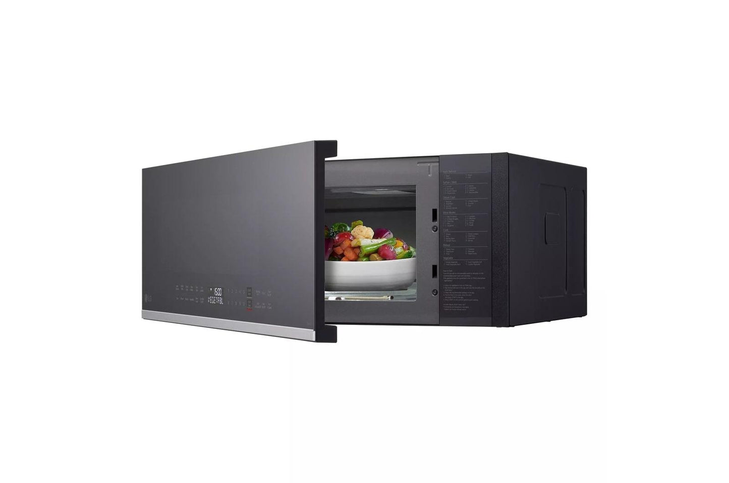 Lg MVEF1337F 1.3 Cu. Ft. Smart Low Profile Over-The-Range Microwave Oven With Sensor Cook