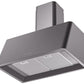 Ilve UAG30MG Nostalgie 30 Inch Matte Graphite Wall Mount  Range Hood