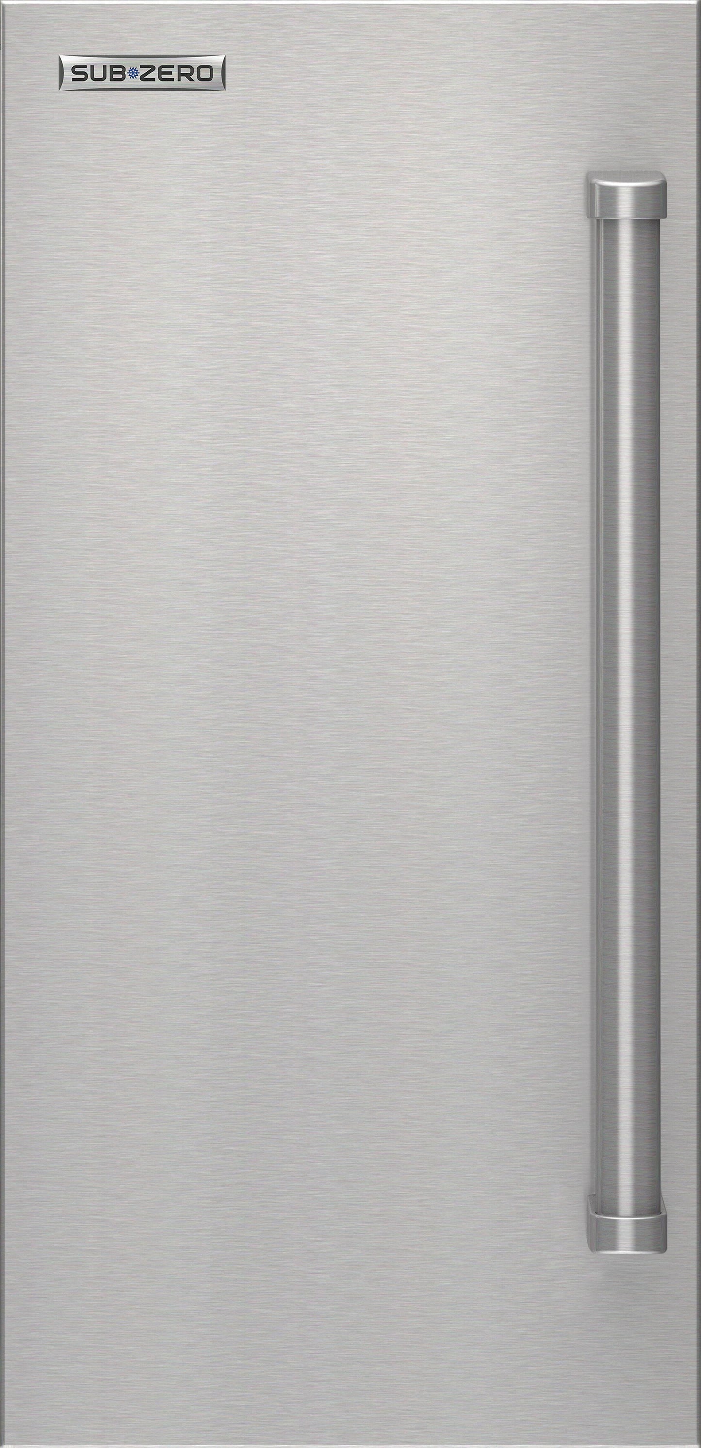 Sub-Zero 7043659 15" Outdoor Stainless Steel Door Panel With Pro Handle - Left Hinge