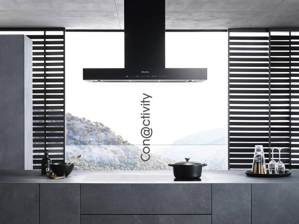 Miele DA6698WOB Da 6698 W Puristic Edition 6000 - Wall Ventilation Hood With Energy-Efficient Led Lighting And Touch Controls For Simple Operation.