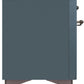 Ilve UM15FDNS3BGB Majestic Ii 60 Inch Dual Fuel Natural Gas Freestanding Range In Blue Grey With Bronze Trim