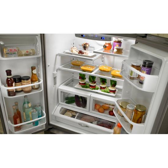 Jennair JFC2290VEM Cabinet Depth French Door Refrigerator With Internal Dispenser, 72"(H)