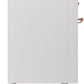 Ilve UP60FSNMPWHP Nostalgie Ii 60 Inch Dual Fuel Natural Gas Freestanding Range In White With Copper Trim