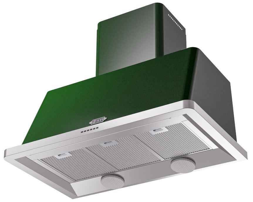 Ilve UAM100EG Majestic 40 Inch Emerald Green Wall Mount Range Hood