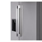 Lg LS27T3230S 27 Cu. Ft. Standard-Depth, Side-By-Side Refrigerator, With Ice And Water And New Bar Handle Design