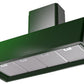 Ilve UAG48EG Nostalgie 48 Inch Emerald Green Wall Mount Range Hood