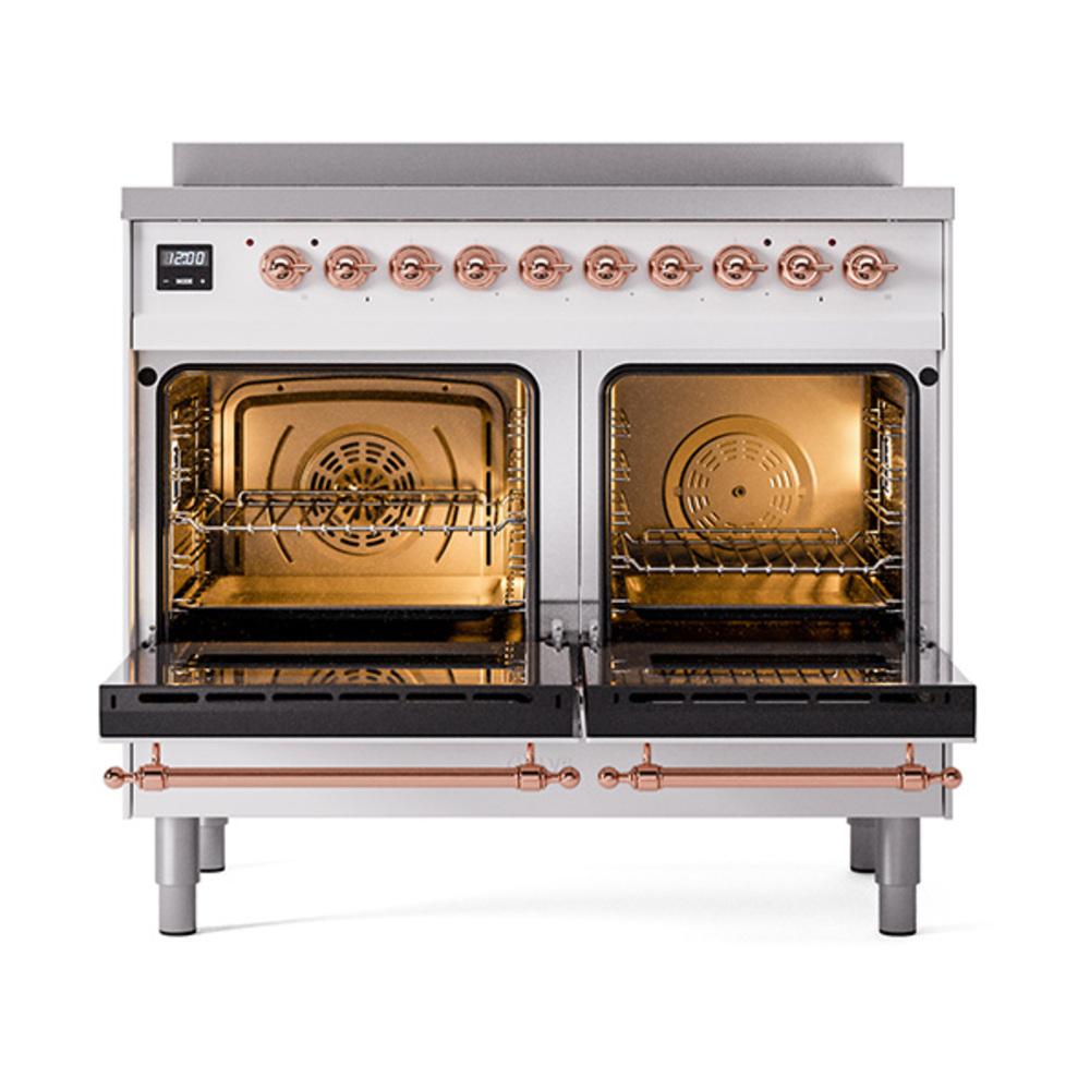 Ilve UNDI406NMPRAP Ilve Undi406Nmprap Nostalgie Ii Noblesse 40" Induction Range (Triple Glass Door, Ral, Copper)