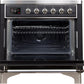 Ilve UMI09NS3MGC Majestic Ii 36 Inch Electric Freestanding Range In Matte Graphite With Chrome Trim