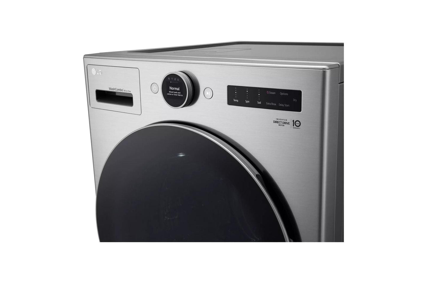 Lg WM6998HVA Ventless Washer/Dryer Combo Lg Washcombo&#8482; All-In-One 5.0 Cu. Ft. Mega Capacity With Inverter Heatpump&#8482; Technology And Direct Drive Motor