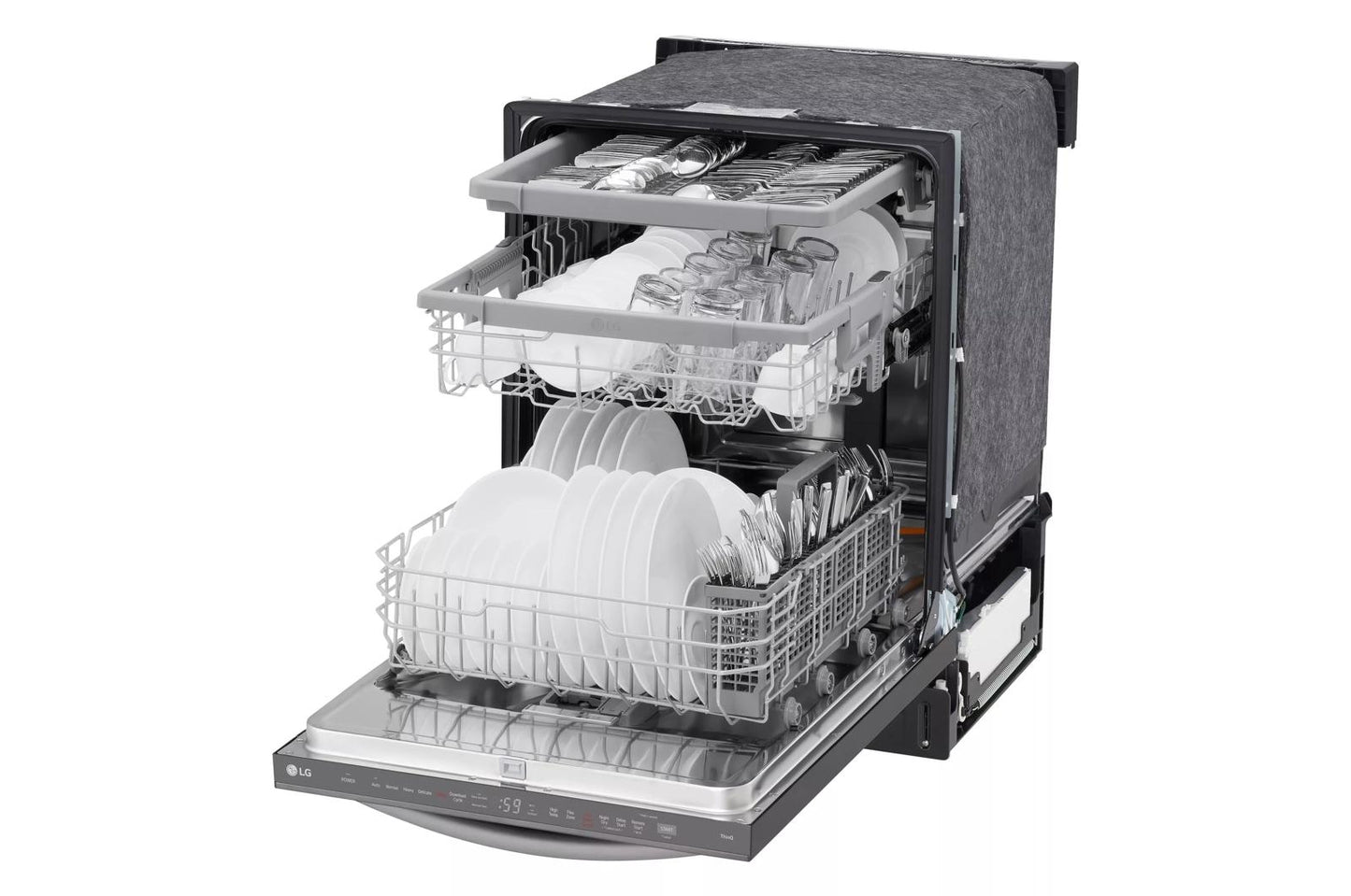 Lg LDTH5554D Top-Control Dishwasher With 1-Hour Wash & Dry, Quadwash® Pro, And Dynamic Heat Dry&#8482;