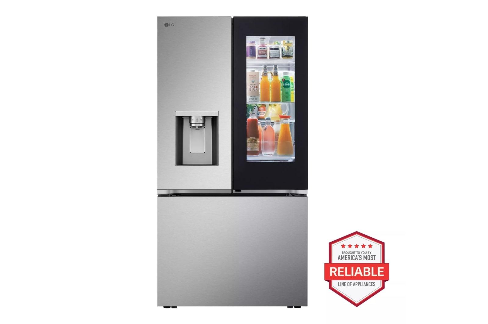 Lg LF26C6360S 26 Cu. Ft. Smart Counter-Depth Max™ French Door Refrigerator With Instaview® Door-In-Door®