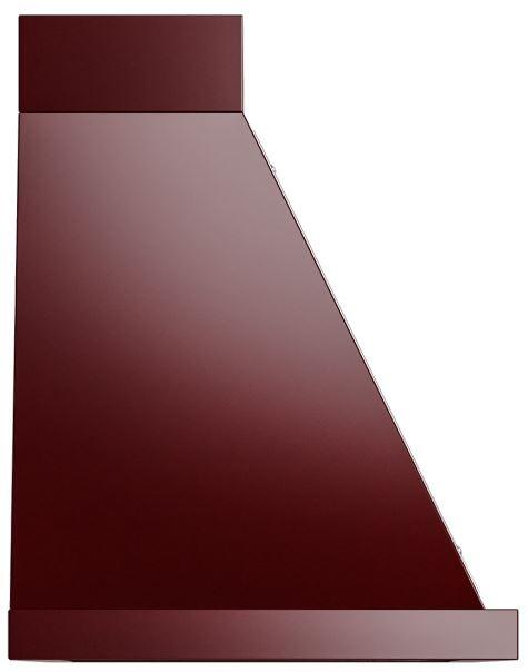 Ilve UANB36BUG Nostalgie 36 Inch Burgundy Wall Mount Range Hood