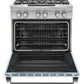 Kitchenaid KDRS467VMB Limited Edition Kitchenaid® 36'' 6-Burner Dual Fuel Freestanding Range, Commercial-Style - Misty Blue