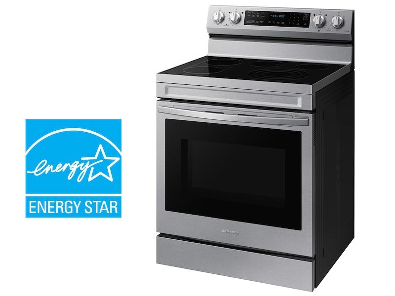 Samsung NE63D6711SR 6.3 Cu. Ft. Smart Freestanding Energy Star® Certified Electric Range With Air Fry And Griddle In Stainless Steel