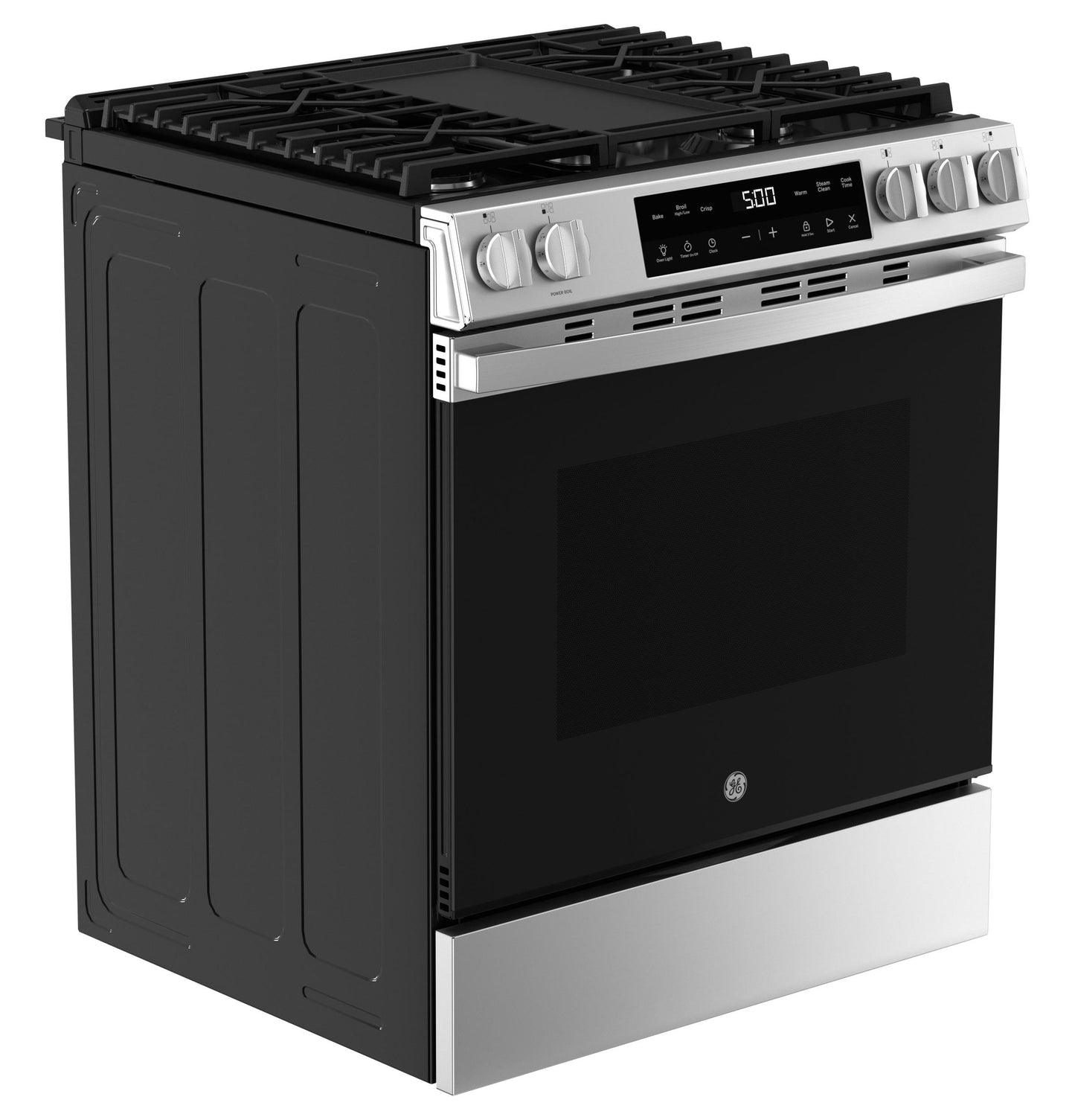 Ge Appliances GGS500SVSS Ge® 30" Slide-In Front Control Gas Range With Crisp Mode