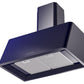 Ilve UAG30MB Nostalgie 30 Inch Blue Wall Mount Range Hood