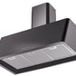 Ilve UAG36BK Nostalgie 36 Inch Glossy Black Wall Mount Range Hood