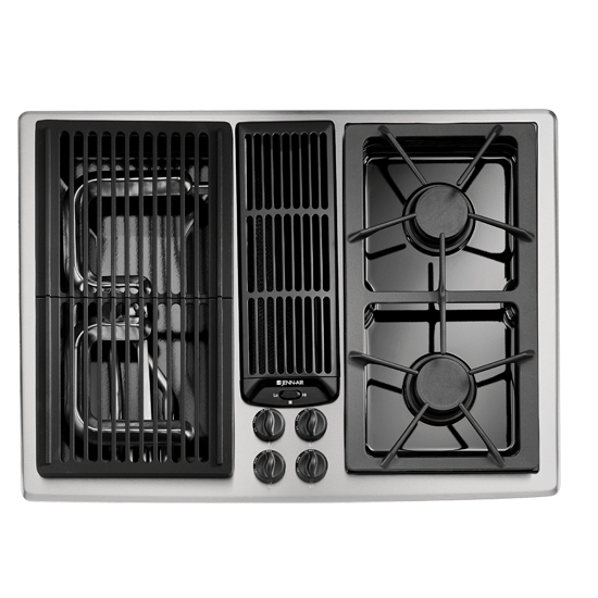 Jennair JGD8130ADS Designer Line Modular Gas Downdraft Cooktop, 30