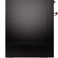 Ilve UP48FNMPBKPLP Nostalgie Ii 48 Inch Dual Fuel Liquid Propane Freestanding Range In Glossy Black With Copper Trim