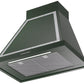 Ilve UANB30EGC Nostalgie 30 Inch Emerald Green Wall Mount Convertible Range Hood