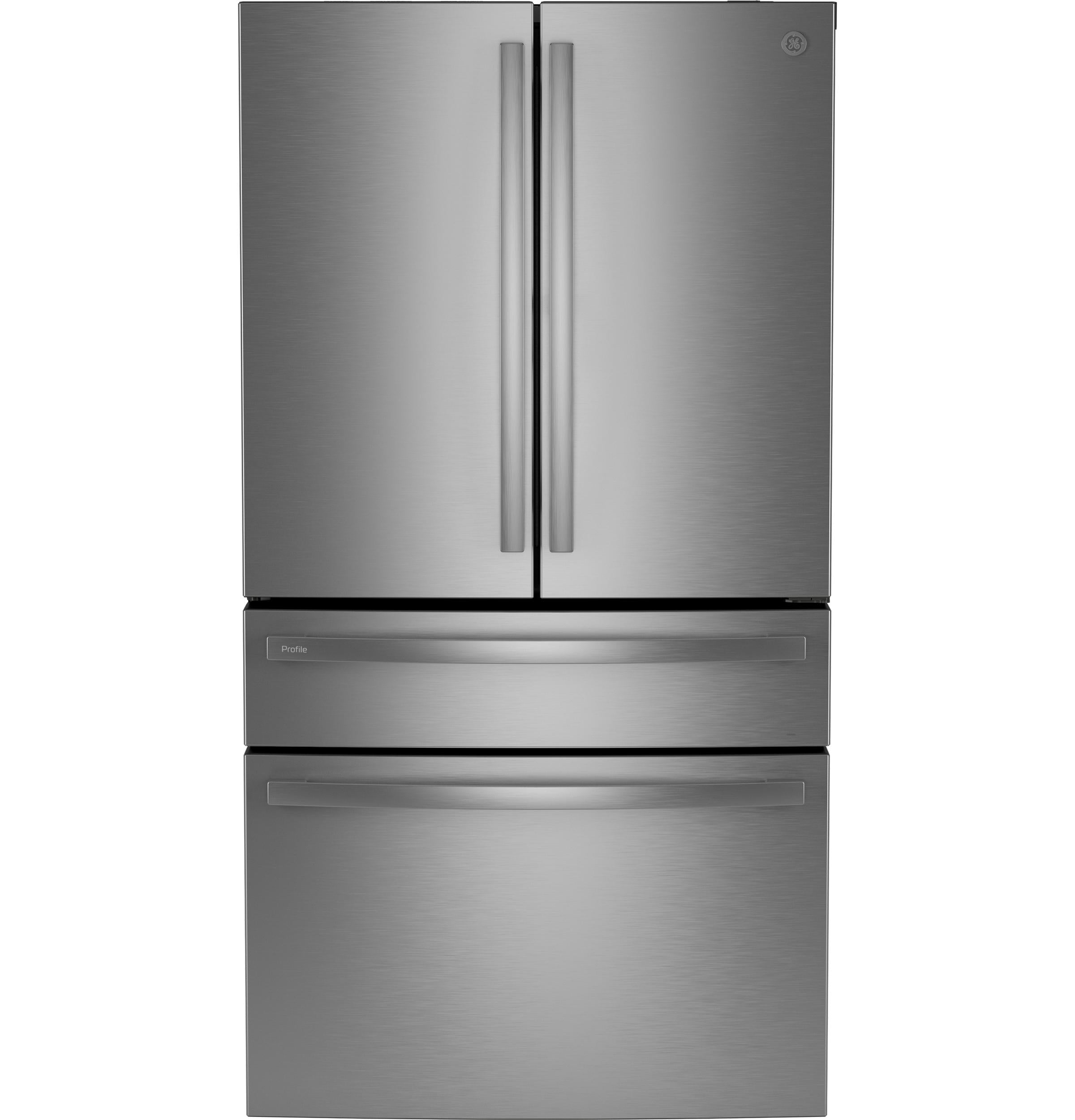 Ge Appliances PJD23BYWFS Ge Profile™ Energy Star® 23.3 Cu. Ft. Smart Counter-Depth Fingerprint Resistant 4-Door French-Door Refrigerator With Door In Door