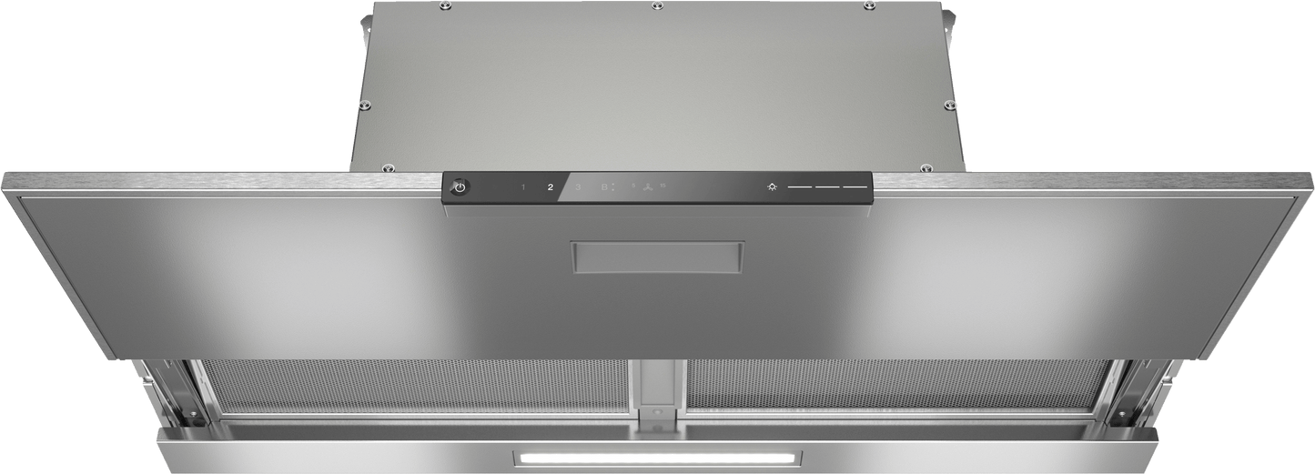 Miele DAS8930SS Das 8930 - Built-In Ventilation Hood With Intuitive Smartcontrol White Controls For Use In Narrow Upper Cabinets