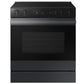 Samsung NSE6DG8502MT Bespoke 6.3 Cu. Ft. Smart Slide-In Energy Star® Certified Electric Range With Air Fry In Matte Black Steel