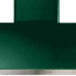 Ilve UAM120EG Majestic 48 Inch Emerald Green Wall Mount Range Hood