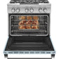 Kitchenaid KDRS467VMB Limited Edition Kitchenaid® 36'' 6-Burner Dual Fuel Freestanding Range, Commercial-Style - Misty Blue