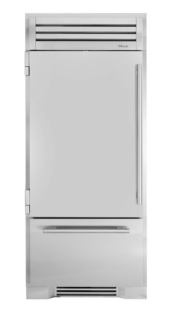 True Residential TR36RBFLSSA 36 Inch Solid Stainless Door Left Hinge Refrigerator With Bottom Freezer