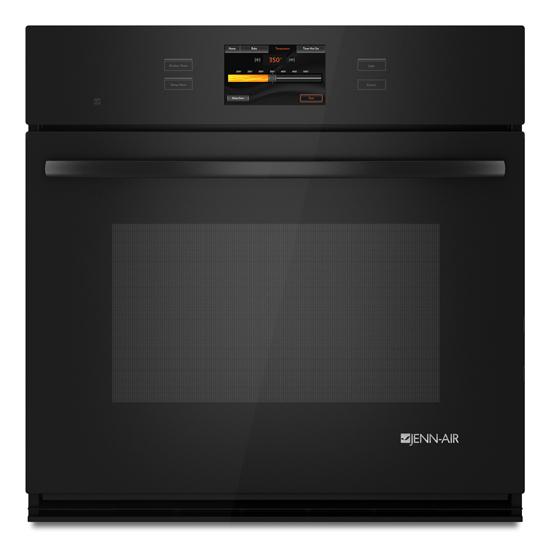 Jennair JJW3430WB Black Jenn-Air® Single Wall Oven With V2&#8482; Vertical Dual-Fan Convection System, 30"