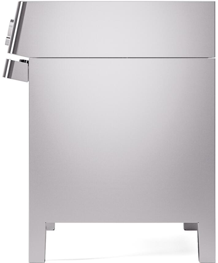 Ilve UPMI09S3SS Panoramagic 36 Inch Electric Freestanding Range In Stainless Steel With Trim