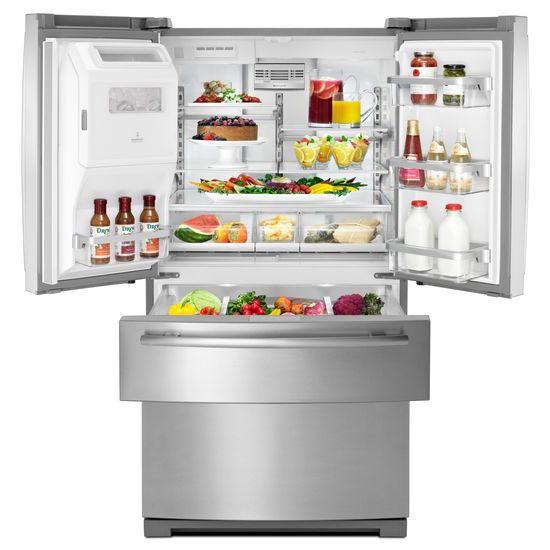 Jennair JFX2897DRM 69" Standard-Depth French Door Refrigerator