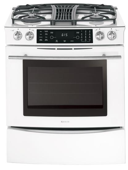 Jennair JGS9900BDF Downdraft Slide-In Gas Range With Convection