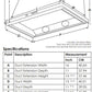 Ilve UAM120AW Majestic 48 Inch Antique White Wall Mount Range Hood