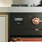 Ilve UP30NMPMGP Nostalgie Ii 30 Inch Dual Fuel Natural Gas Freestanding Range In Matte Graphite With Copper Trim