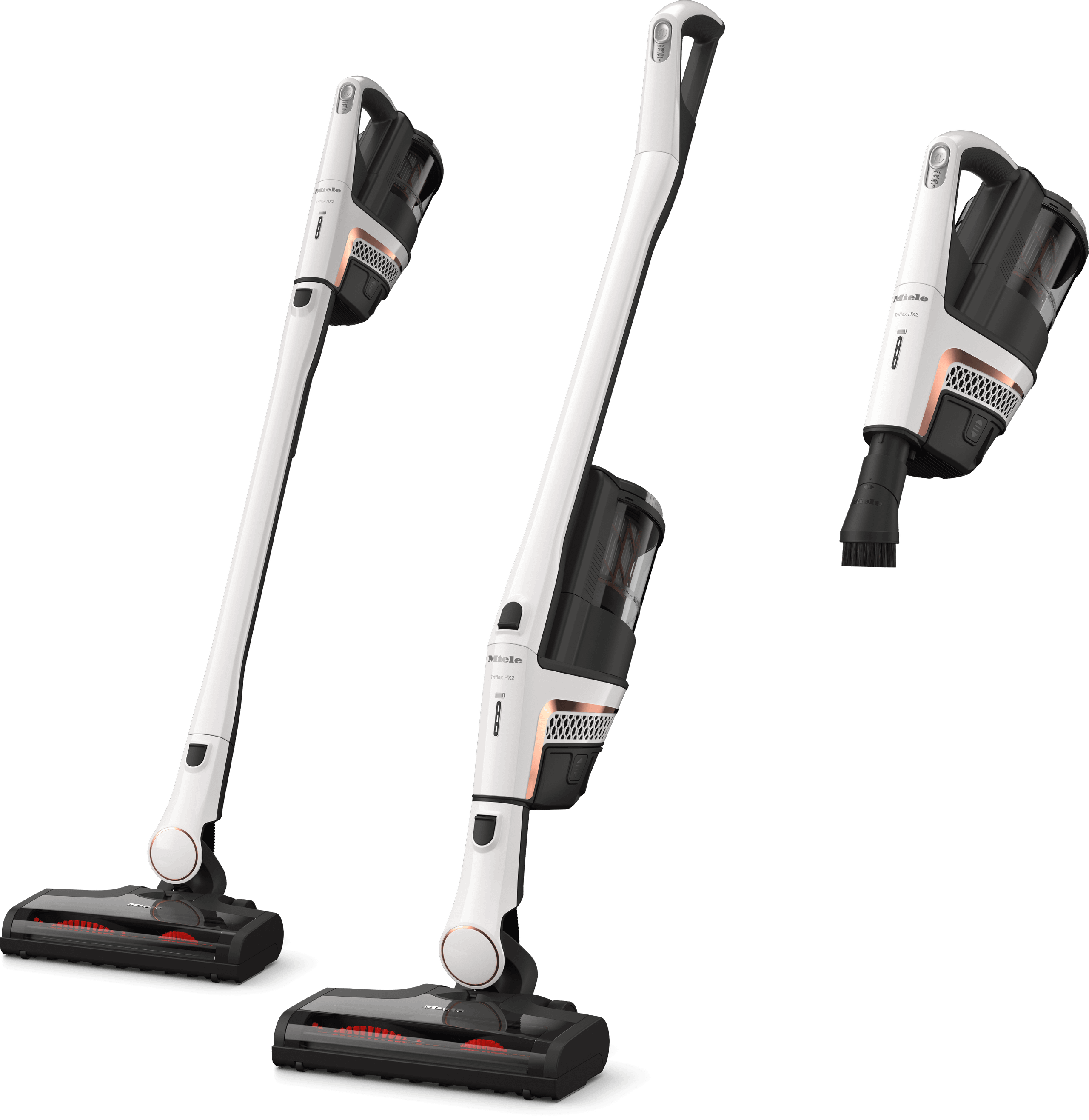 Miele TRIFLEX HX2 LOTUS WHITE Triflex Hx2 - Cordless Stick Vacuum Cleaner Consistently High Suction Power 60 Min Runtime Versatile Cleaning By 3In1 Design