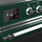 Ilve UM30DNE3EGCLP Majestic Ii 30 Inch Dual Fuel Liquid Propane Freestanding Range In Emerald Green With Chrome Trim