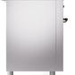 Ilve UP60FSNMPSSB Nostalgie Ii 60 Inch Dual Fuel Natural Gas Freestanding Range In Stainless Steel With Bronze Trim