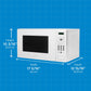 Danby DBMW0721BWW Danby 0.7 Cu. Ft. Countertop Microwave In White