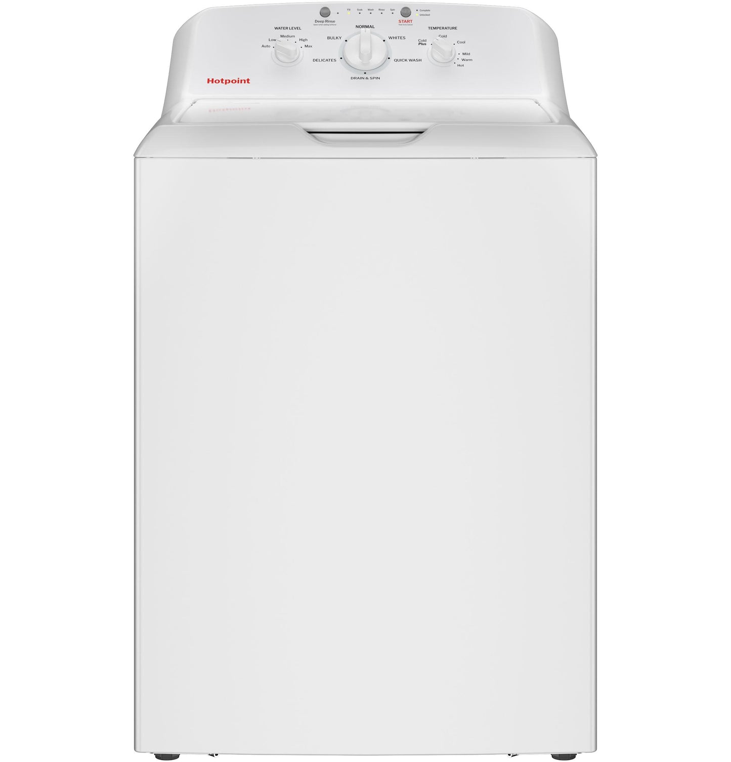 Hotpoint HTW265ASWWW Hotpoint® 4.0 Cu. Ft. Capacity Washer With Stainless Steel&#X00A0;Basket,Cold&#X00A0;Plus And Water Level&#X00A0;Control&#X200B;