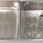 Ilve G00202 Stainless Steel Steam Cooker Basins