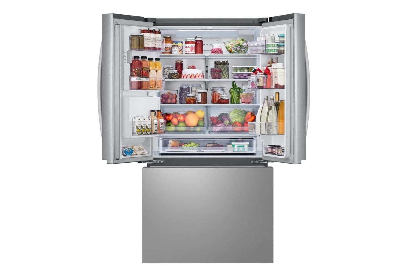 Lg LRRXC2606S 26 Cu. Ft. Counter-Depth Max&#8482;, French Door Refrigerator, With Craft Ice&#8482;