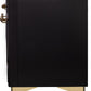 Ilve UMD10FDNS3MGGLP Majestic Ii 40 Inch Dual Fuel Liquid Propane Freestanding Range In Matte Graphite With Brass Trim