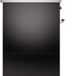 Ilve UP30NMPBKP Nostalgie Ii 30 Inch Dual Fuel Natural Gas Freestanding Range In Glossy Black With Copper Trim