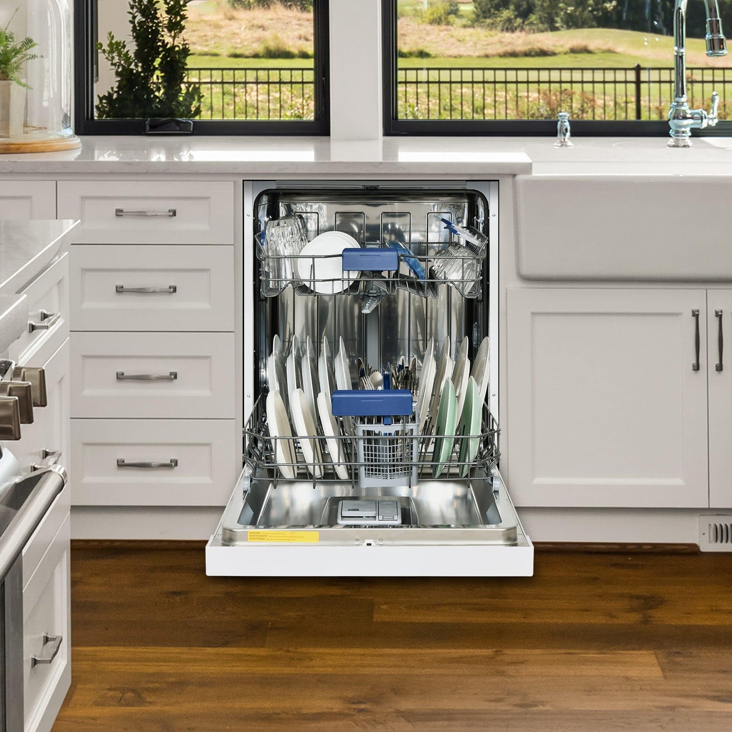 Danby DDW2400EW Danby 24" Wide Built-In Dishwasher In White